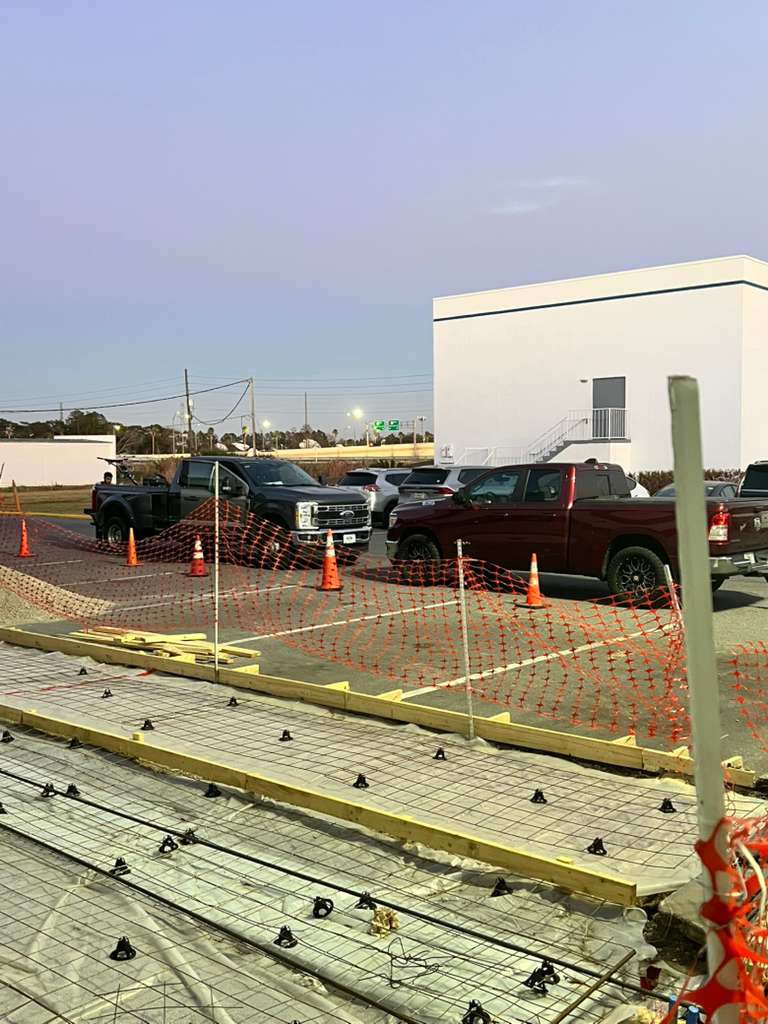 Concrete slab preparation in Windermere